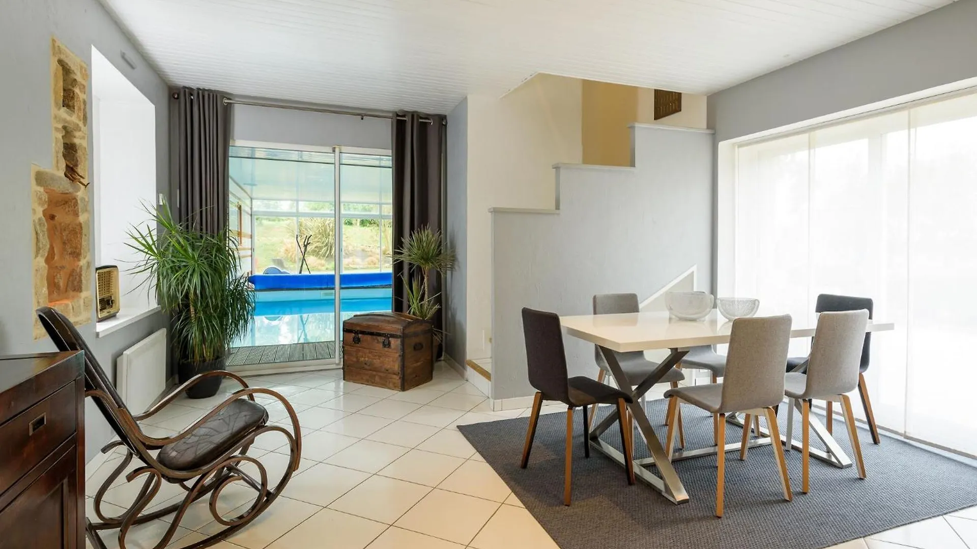 Peaceful Holiday Home In Plouguin With Indoor Pool
