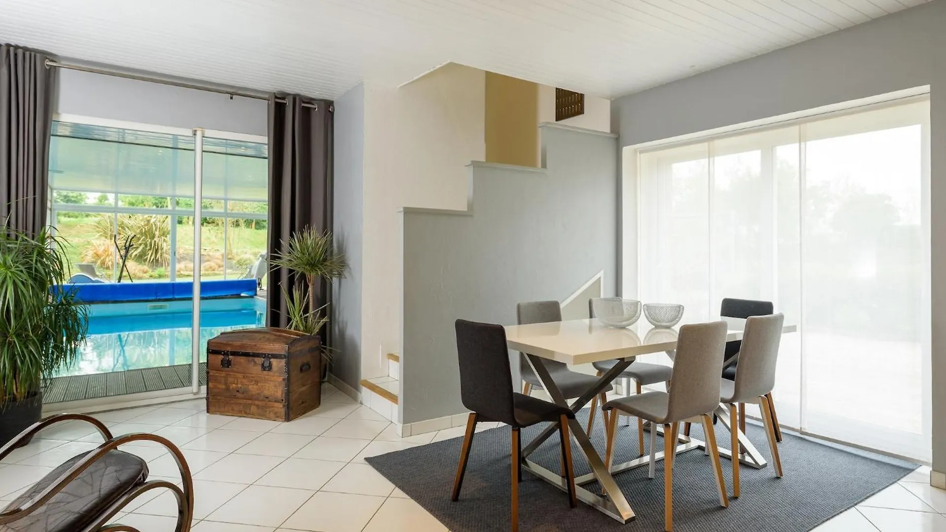 Peaceful Holiday Home In Plouguin With Indoor Pool