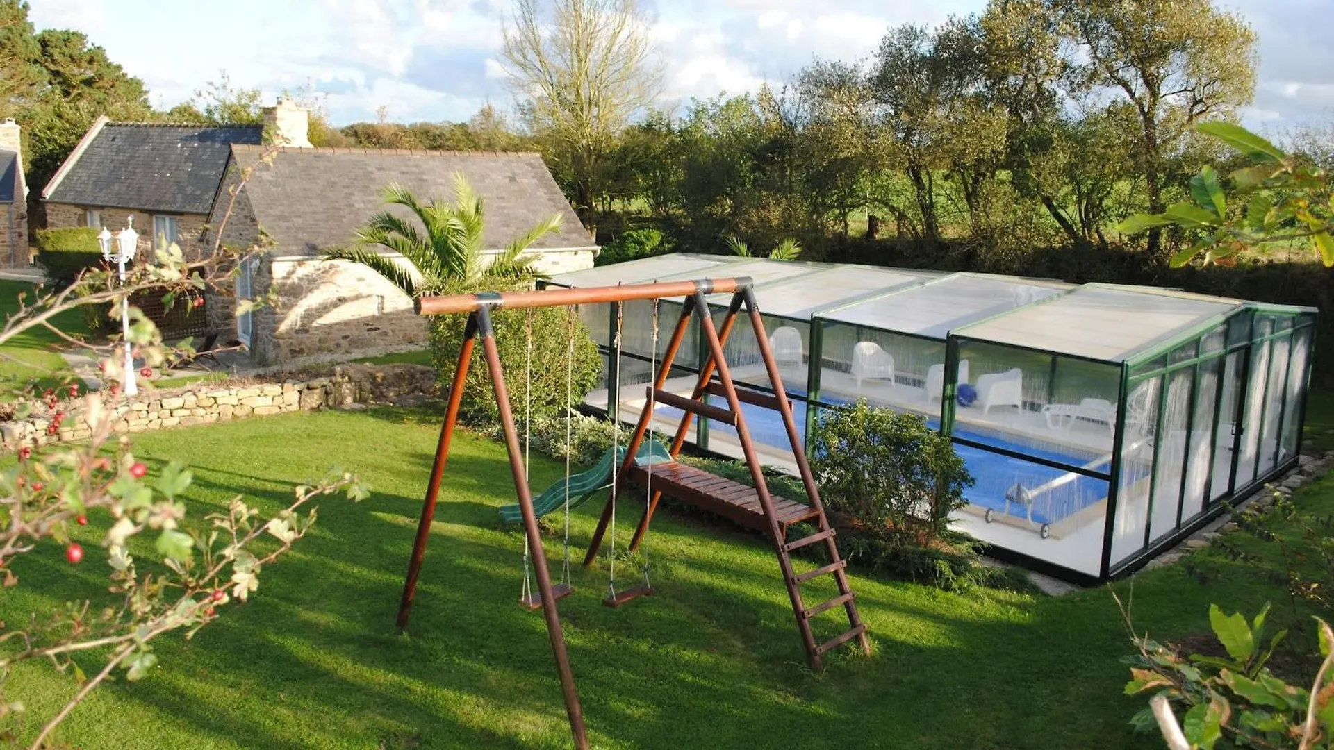 Peaceful Holiday Home In Plouguin With Indoor Pool